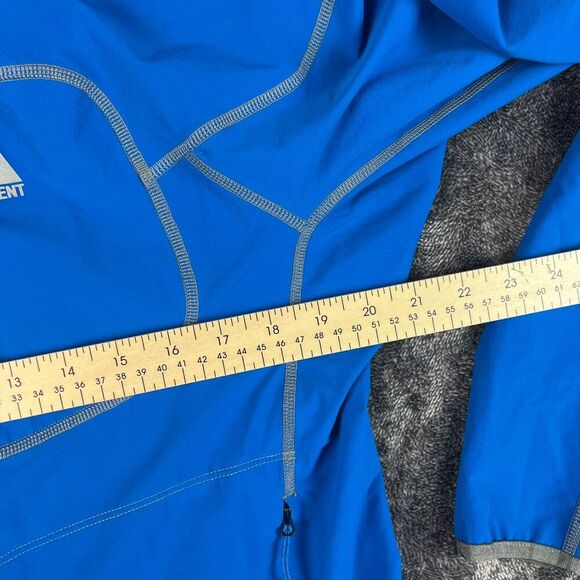 Eddie Bauer First Ascent Whittaker Lightweight Mock Neck Full Zip Blue Jacket M - Picture 7 of 11